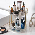 360° Rotating Makeup Organizer – 2-Layer Vanity Storage